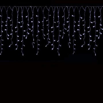 Led gordijn kerst - 5 meter - Koud wit - 200 leds, Diversen, Kerst, Ophalen of Verzenden, Nieuw