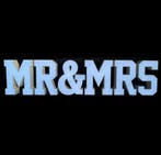 MR MRS LED Letters te huur, Hobby en Vrije tijd, Feestartikelen | Verhuur, Nieuw, Geboorte of Huwelijk