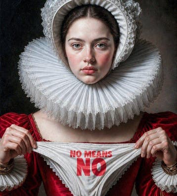 La Mama - No Means No - XL - Œuvre unique 1/1