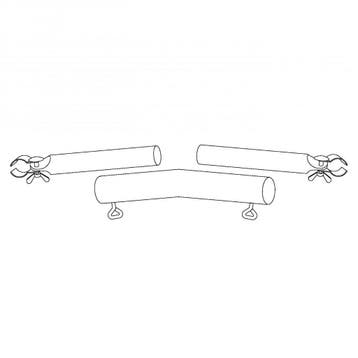 Berger Dakligger Gebogen Staal 110-180cm - Zilver, Ophalen of Verzenden, Nieuw