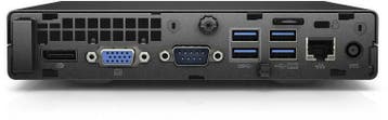 HP ProDesk 600 G2 Mini i-Core i3-6100T 256GB 8GB wifi W10, Hp, 2 tot 3 Ghz, 8 GB, Virtual Reality