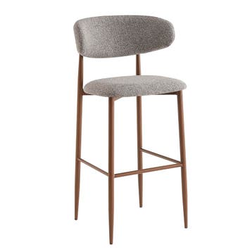 Nieuwe Barstoel Bonnie - Grijs/Bruin Vintage/Café, Ophalen, Nieuw