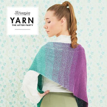 Tunisch Haakpatroon Sjaal Exclamation Shawl met verloopgar, Hobby en Vrije tijd, Ophalen of Verzenden, Nieuw