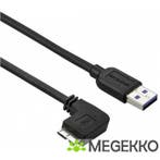 StarTech.com Slanke Micro USB 3.0 kabel haaks naar links 1m, Computers en Software, Overige Computers en Software, Verzenden, Nieuw