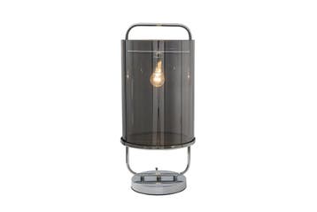 Tafellamp Design Chrome Rond IJzer - Scaldare Leni, Ophalen of Verzenden, Nieuw