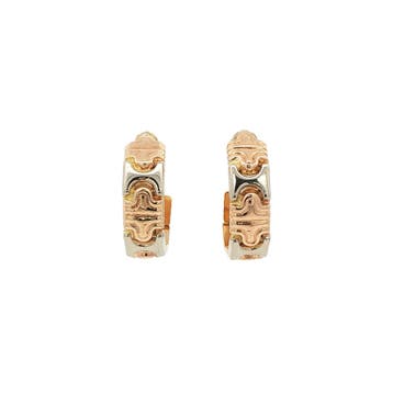 Gouden oorringen 14 karaat, Sieraden, Tassen en Uiterlijk, Oorbellen, Verzenden, Zo goed als nieuw, Goud