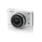 Nikon 1 J1 Systeemcamera + 10-30mm Lens - Wit, Verzenden, Zo goed als nieuw