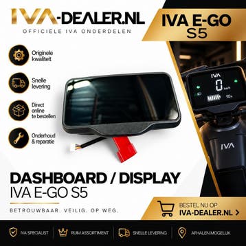Dashboard / Display IVA E-GO S5 | IVA-Dealer.nl, Verzenden, Nieuw, Overige typen, Overige merken