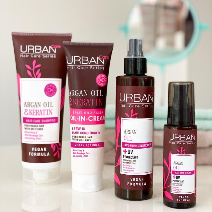 Urban Care Argan Oil & Keratin Leave-In Conditioner Spray -, Sieraden, Tassen en Uiterlijk, Uiterlijk | Haarverzorging, Shampoo of Conditioner