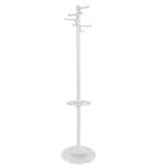 Staande kapstok Porcelain 4 dubbele haken wit, Verzenden, Nieuw