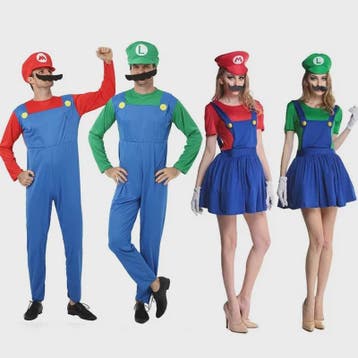 Super Mario & Luigi Cosplay Kostuum voor Volwassenen - Feest, Verzenden, Nieuw
