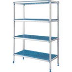 Lineaire Rek In Geanodiseerd Aluminium 4 Niveaus modular R, Ophalen of Verzenden, Nieuw