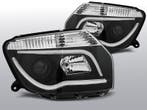 Koplampen Tube Light | Dacia Duster 2010-2013 | zwart, Verzenden, Nieuw, Dacia