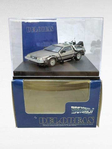 aoshima - Speelgoed Aoshima 1/43 DeLorean Time Machine Back, Nieuw