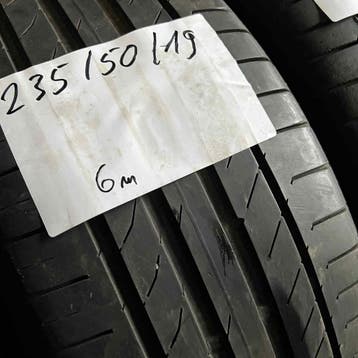 2 x Continental SportContact 5 235-50-19 Zomerbanden 6mm, 19 inch, Gebruikt, Ophalen of Verzenden, 235 mm