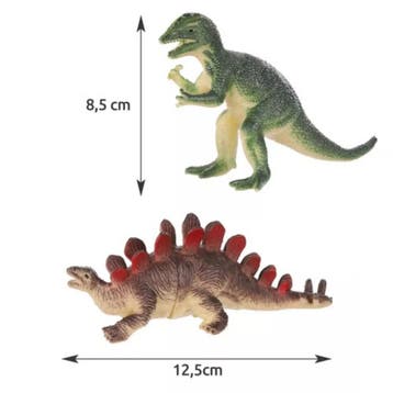 Kruzzel Dinosaurussen Figuren Set - 12 Stuks - Realistisc..., Ophalen of Verzenden, Nieuw