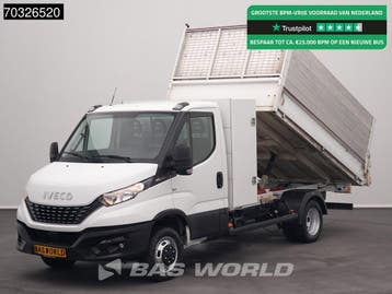 Iveco Daily 35C18 3.0L Automaat Kipper met Kist Dubbellucht, Automaat, Gebruikt, Euro 6, Iveco