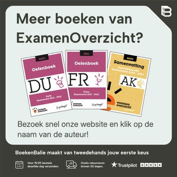 ExamenOverzicht - Samenvatting Nederlands VMBO TL/GL, Verzenden, Gelezen, ExamenOverzicht