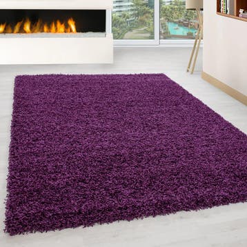 Hoogpolig Vloerkleed | Shaggy | Life | Lila | 300x400 cm, Verzenden, Nieuw