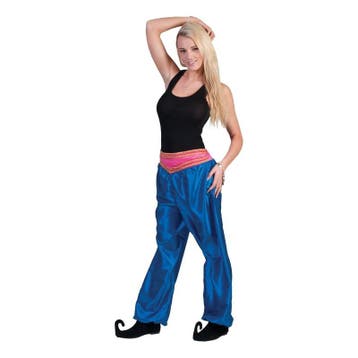 Blauwe 1001 nacht broek voor dames - 1001 nacht kleding, Ophalen of Verzenden, Nieuw