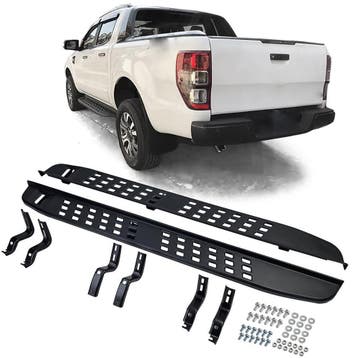 Treeplanken Zwart Ford Ranger T6 T7 T8 2012-2023 PA069, Nieuw