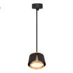 Hanglamp rond Ø100 | Tulip | Zwart/ Goud | GX53 fitting, Ophalen of Verzenden, Nieuw, Modern, 75 cm of meer
