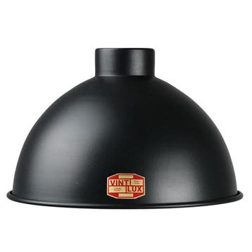 Vintlux Lampenkap Dome Matte Black - Ø 26 cm - E27, Nieuw