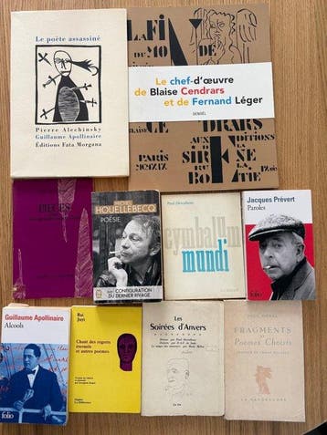 Méral, Dewalhens, Houellebecq, Apollinaire, Prévert,