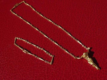 Zilver - Ketting met hanger - naar Salvador Dalí: Christus, Antiek en Kunst