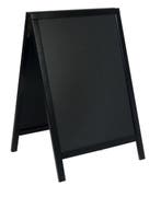Black Woody groot stoepkrijt bord | Hout | 129,5(h) x 72(..., Verzenden, Nieuw in verpakking
