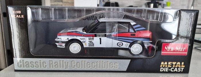 Sunstar 1:18 - Model sportwagen - Lancia Delta Integrale HF, Hobby en Vrije tijd, Modelauto's | 1:5 tot 1:12