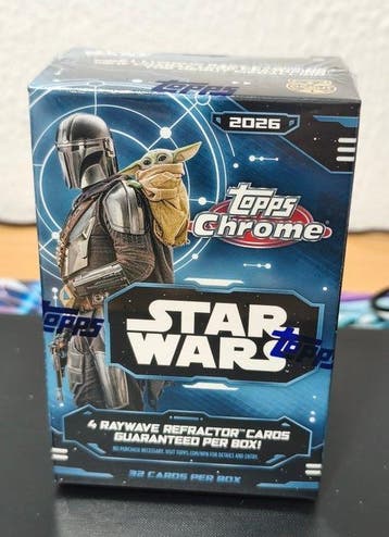 Topps - 1 Box - Star Wars - Topps chrome 2026, Verzamelen, Nieuw