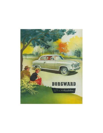 1960 BORGWARD ISABELLA BROCHURE FRANS, Nieuw, Author