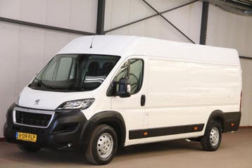 Peugeot Boxer 2.2 BlueHDi L4H2 AIRCO CRUISE CONTOL EURO 6, Stof, Gebruikt, Euro 6, Wit