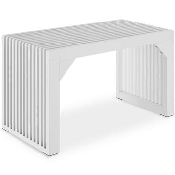 Hocker/zitbank Ribb, lamellenlook, belastbaar tot 350 kg, Verzenden, Nieuw