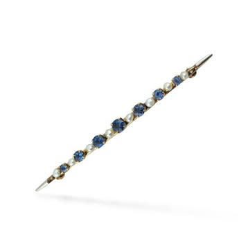 Broche - 14 karaat Geel goud, Antieke