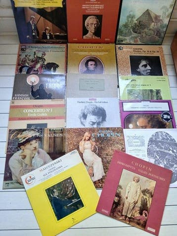 Frederic CHOPIN - Collection with 4 x box sets and 13 x, Nieuw in verpakking