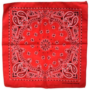 Fako Fashion - Boerenzakdoek Rood - Bandana Rood - Zakdoek, Verzenden, Nieuw