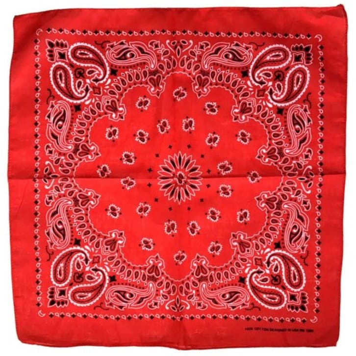 Fako Fashion - Boerenzakdoek Rood - Bandana Rood - Zakdoek, Kleding | Heren, Mutsen, Sjaals en Handschoenen, Verzenden