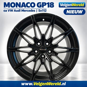 18 inch Monaco GP18 | 5x112 | VW Mercedes Audi Skoda, Ophalen of Verzenden, Nieuw, 18 inch