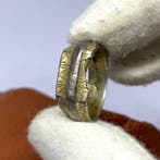 Viking periode Zilver Zilveren ring uit de Vikingtijd met