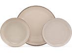 Asir Dinneret - Porselein Borden Set - 18 stuks - Kaneel, Verzenden, Nieuw