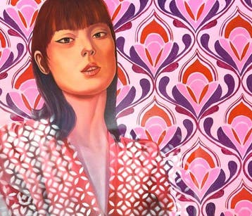 Jean Le Gall (1969) - 100% Hand Painted-Glamour