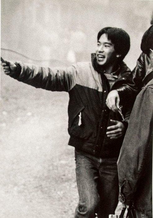 Tony Scatena (XX cent.-) - (5x) Protests in Chinatown, NY,, Antiek en Kunst, Kunst | Designobjecten