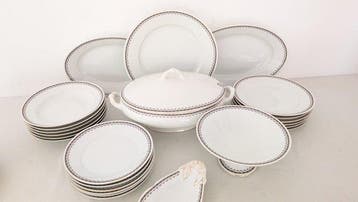Richard Ginori - Eetservies voor 6 (24) - Art Déco -