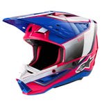 Alpinestars S-M5 Sail Helm Ece 22.06 Wit Diva Roze Enamel, XXL, Nieuw met kaartje, Overige merken, Offroadhelm