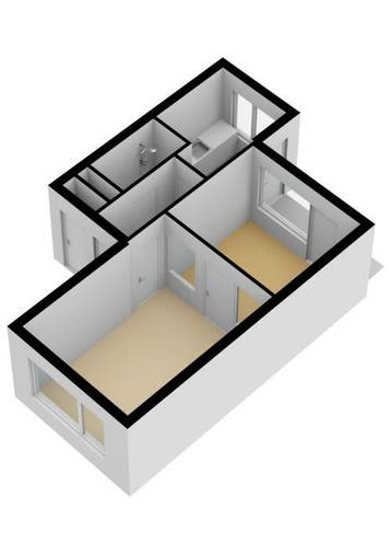 Te Huur 2 Kamer Appartement Aalscholverstraat In Dordrecht, Dordrecht, Direct bij eigenaar, Appartement, Zuid-Holland