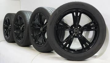 Audi Q8 4M 21 inch velgen Hankook Zomerbanden Origineel, Gebruikt, Velg(en), Zomerbanden, 21 inch