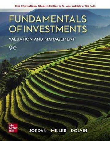 FUNDAMENTALS OF INVESTMENTS VALUATION  9781260570335, Verzenden, Zo goed als nieuw