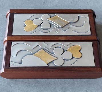 Ottaviani - Doos - .925 zilver - Doos voor speelkaarten